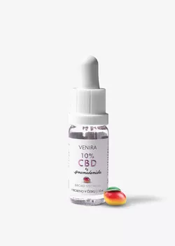 VENIRA CBD 10% olej by @mamadomisha s mangovou příchutí, 10 ml