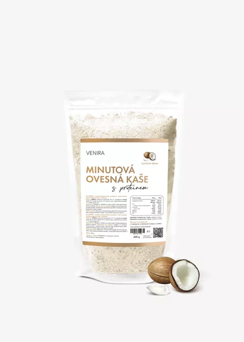 VENIRA minutová ovesná kaše s proteinem, coconut cream