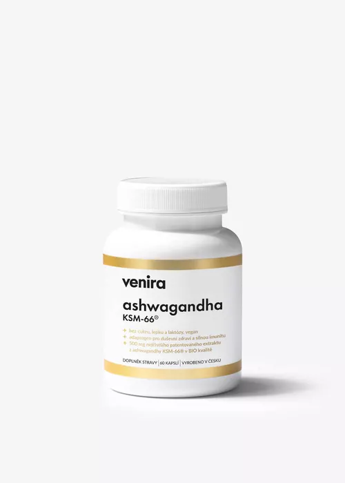 VENIRA ashwagandha KSM-66, 60 kapslí